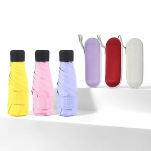 ร่มกันแดดพกพาขนาดเล็กแบบพับได้ 5 ตอน พร้อมซองใส่ - Product Image 5
