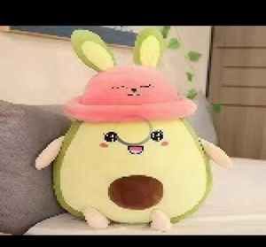Peluche de Conejo Aguacate, Juguete de Peluche Suave para Dormitorio, Decoración de Cumpleaños para Niños, Diseño Moderno, Regalo Unisex, Pieza Individual - Product Image 3