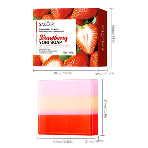 <span class=keywords><strong>Savon</strong></span> nettoyant en poudre secret à la fraise SADOER, contient un <span class=keywords><strong>savon</strong></span> nettoyant moussant en filet, efficace pour améliorer le teint terne, éliminer les odeurs particulières - Product Image 6