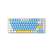 Russian 82 Keys ABS Keycap Hot Swap N-keys Rollover Gasket Wired Rainbow Backlit Gaming Mechanical Keyboard for Office Writing