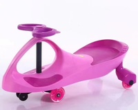 Voiture à bascule pour enfants, modèle Twist en plastique, pour 1-6 ans, avec roues silencieuses omnidirectionnelles anti-basculement – Vente chaude
