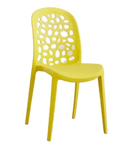 Manufacturer directly supply outdoor stacking chair coffee chair modern plastic dining chair