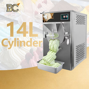 Machine à glace artisanale et sorbetière professionnelle 56L/H pour comptoir, machine à glace italienne en vrac, prix usine - Product Image 1
