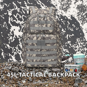 Mochila Táctica Molle de Gran Capacidad (20-36L) para Caza, Senderismo y Trekking, con Forro de Poliéster, Estilo 3P - Product Image 2