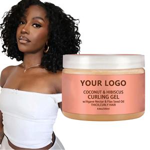 <span class=keywords><strong>Crème</strong></span> coiffante <span class=keywords><strong>pour</strong></span> cheveux bouclés à la marque privée, hydratante, au beurre de karité et à l'huile de lin, <span class=keywords><strong>crème</strong></span> coiffante <span class=keywords><strong>pour</strong></span> définir les boucles, hydrater, ajouter de la brillance, <span class=keywords><strong>crème</strong></span> <span class=keywords><strong>pour</strong></span> cheveux bouclés - Product Image 1