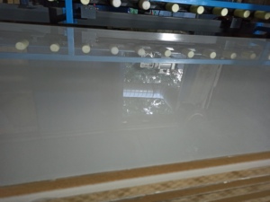Máquina de laminación para prensa, lámina acrílica HPL <span class=keywords><strong>CPL</strong></span> en panel de mdf o madera contrachapada, PUR - Product Image 3