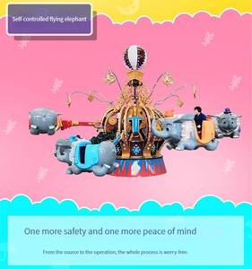 Produttore Cinese di Giostre per Fiere - Giostra Elefante Volante (Divine Dumbo) più Venduta per Parchi Divertimento - Product Image 6