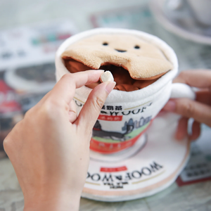 Nuovi Giocattoli per Cani 2025 di Tendenza, Lavabili, a Forma di Bubble Tea di Hong <span class=keywords><strong>Kong</strong></span>, 2-in-1, Morbidi Peluche con Suono per Pulizia dei Denti - Product Image 5