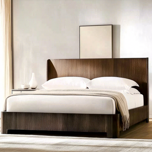 Modern Solid Oak Wooden <b>Bed</b> Convertible for Indoor Stylish <b>Storage</b> Feature Bedrooms Mall & Hotel Use SG4-25826B Indoor <b>Bed</b> Wood - Product Image 1