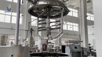 Mélangeur émulsifiant sous vide haute vitesse, homogénéisateur de lotion avec système de levage hydraulique