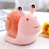Großhandel Super Weiches Schnecken-Plüschkissen Kawaii Stofftier Sofa-Dekokissen Kinder Schlaf-Plüschtier Geschenk