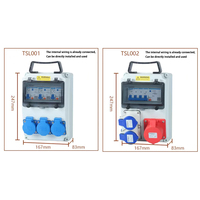 Boîte à prises industrielle portable KYTSL, étanche IP54/IP67, 16A-63A-125A, boîte électrique temporaire multifonctionnelle
