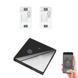 Módulo de relé con temporizador para pared, Interruptor táctil de luz RF de 433Mhz con WiFi, para Smart Life, Tuya, Alexa, Google Home, Amazon, 110V, 220V, 10A - Product Image 2