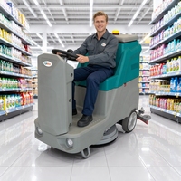 Autolaveuse électrique autopropulsée GS660 pour supermarchés, machine de nettoyage de sols commerciale