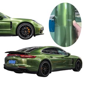 Envoltura de color automático Desgin Film <span class=keywords><strong>Gloss</strong></span> Metallic Green Full Car Vinyl Wrap - Product Image 1