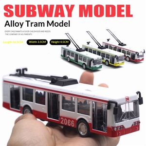 Modellino in lega di autobus, <span class=keywords><strong>tram</strong></span> e metropolitana, con funzione pull-back, 3 porte, suoni e luci, auto <span class=keywords><strong>giocattolo</strong></span> con controllo della forza, nuovo <span class=keywords><strong>giocattolo</strong></span> in metallo di successo - Product Image 5