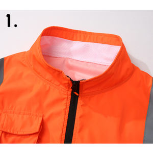 Chaleco Refrigerante con Ventilador Ropa con Aire Acondicionado Chaqueta de Enfriamiento sin Mangas Chaleco Reflectante para Trabajo al Aire Libre con Logo Personalizado - Product Image 2