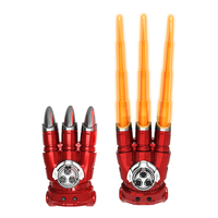 Jouet griffe de loup rétractable lumineuse Fire Wolf - Effet d'étincelle rotatif, lame de griffe LED lumineuse pour cosplay et jeux d'imitation pour enfants