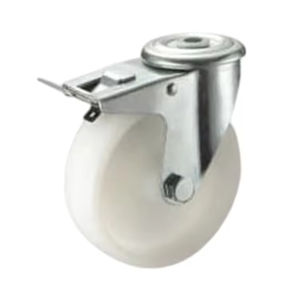 Roues à roulettes industrielles en nylon de haute qualité, conformes aux normes européennes, très résistantes, avec roulement à billes, best-sellers - Product Image 3