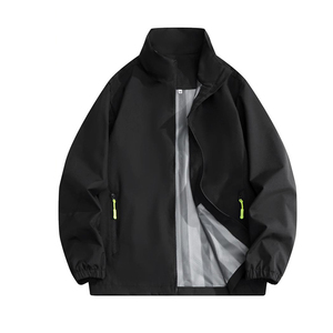 Custom Logo Men Outdoor Windbreaker <b>Jacket</b> Lightweight Waterproof Coat For Business Event And Team Promotion Apparel - Product Image 4