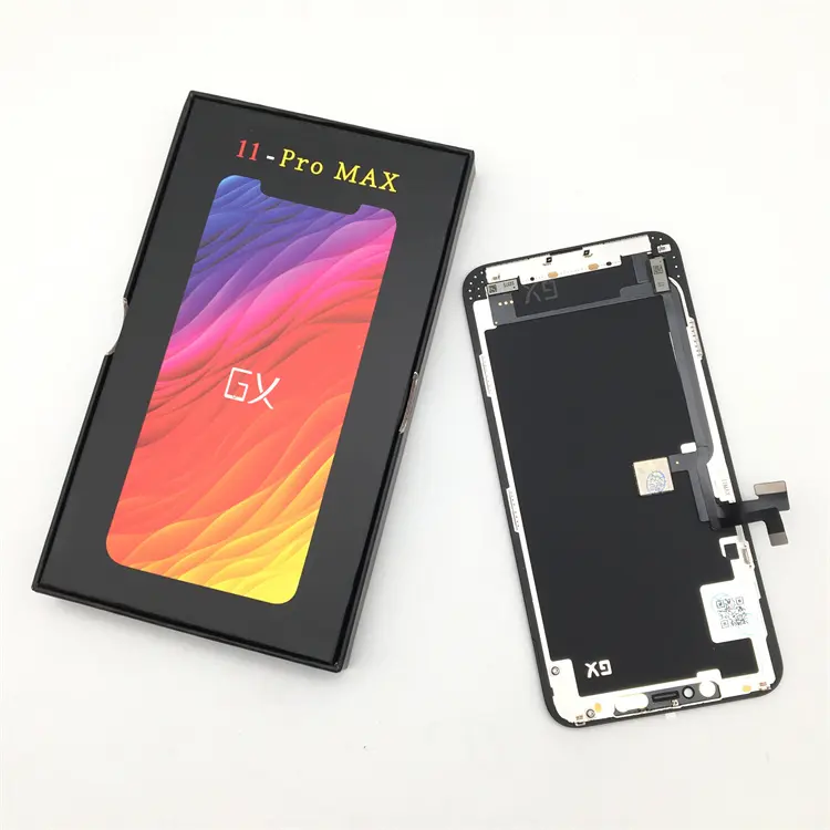 GX OLED For iPhone X XS Xs Max 11 Pro max 12 pro LCD Display Touch Screen Digitizer Assembly Tested No Dead Pixel Replacement
