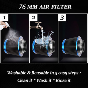 Air Filter 76mm High Flow Mushroom Head <b>Universal</b> Car Modification <b>Part</b> OFI074 - Product Image 4