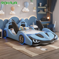 Hot Sales Cost-Effective Kids Car Bed Luxury 2 People Soft Children's Bed Modern Multifunctional Storage Music Cartoon Bed