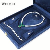 Boîte à collier de luxe Petite quantité minimale de commande grande taille avec logo personnalisé Parfaite pour le fabricant d'emballage de colliers