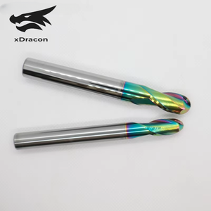 Заводская Высококачественная фреза XDRACON 2-flute 55hrc с шариковым носом, фреза для режущих инструментов с ЧПУ - Product Image 4