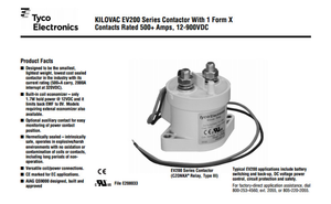 Original Tyco TE EV200AAANA <span class=keywords><strong>relais</strong></span> de <span class=keywords><strong>contacteur</strong></span> cc haute tension 500A 12V DC nouveau <span class=keywords><strong>contacteur</strong></span> d'énergie - Product Image 4