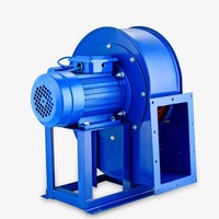 Ventilateur d'extraction 2.2KW 3.5A à faible bruit 220V ventilateurs centrifuges industriels dépoussiérage ventilateur électrique