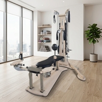 Reformer Pilates en bois d'érable avec tour et chaise, machine de Pilates et d'étirement combinée