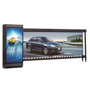 Prezzo di fabbrica automatico auto barriera di parcheggio cancello Ip68 pubblicità di sicurezza Flood Defense Gate con luce dello schermo a Led - Product Image 1