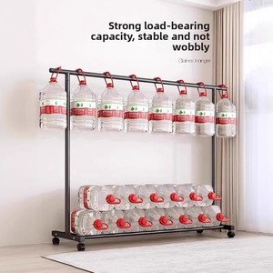 Séchoir à linge sur pied en acier au carbone, moderne et minimaliste, épaissi, pliable et mobile pour chambre à coucher et intérieur - Product Image 4