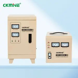 CKMINE SVC régulateur de convertisseur de transformateur de tension automatique abaisseur 150-250V AC 1KVA 1000W stabilisateur de puissance monophasé