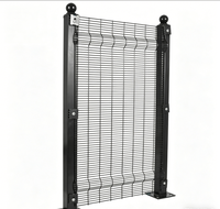 Barrière de protection en treillis soudé en acier 3D à haute résistance, durable, antirouille, dimensions personnalisables pour villa, ferme, extérieur