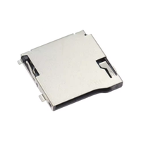 TF solder eksternal SMT Nine Pin 9P TF tempat kartu elastis sendiri Slot kartu memori SD mikro
