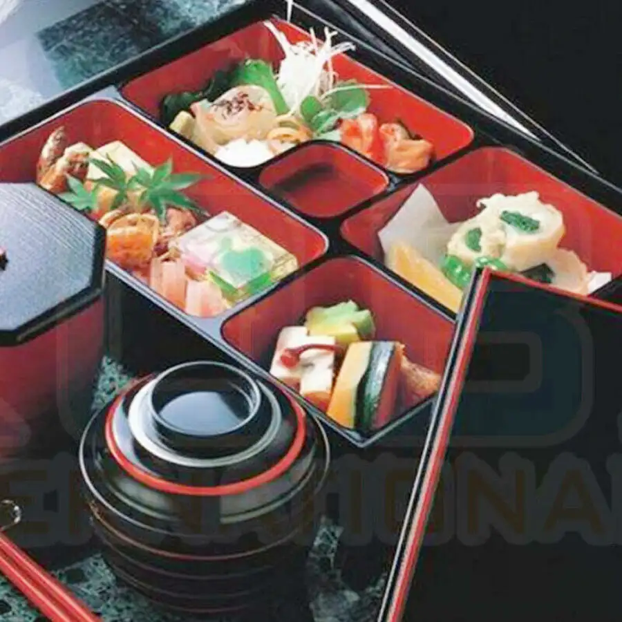 Nhật Bản Bento Box 5 Ngăn Nhật Bản Container Thực Phẩm Bento Onigiri Sushi Hộp Nhật Bản Bento Trưa Box Phụ Kiện Nhà Bếp