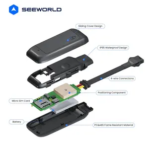 Gps Tracker Price 2024 SEEWORLD Factory Price Gps Tracker R16 With 1 Year Free Tracking System APP Tracking