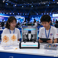 Imprimante 3D alimentaire Panda nouvelle, personnalisable, intelligente, électrique, automatique, contrôlée par Android, facile à utiliser, pour pâte à sucre et peinture alimentaire