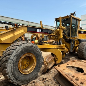 รถขุด CAT 16H ปี 2020 สีเหลือง อุปกรณ์ก่อสร้างระบบไฮดรอลิก มือสอง พร้อมยางสำหรับใช้งานนอกถนน เครื่องยนต์ PLC เกียร์บ็อกซ์ - Product Image 2