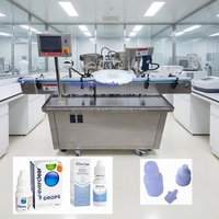 Machine automatique de remplissage et de bouchage de flacons 10 ml, compte-gouttes en plastique, flacons Chubby Gorilla Unicorn 1 ml, machine de remplissage et de bouchage de réactifs