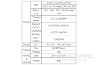 Cargador de Baterías Portátil ToolkitRC M4 Pocket 80W Mini Balance Charger 1-4S LiPo con Entrada USB-C PD y Salida XT30 XT60 para Drones FPV