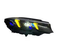 Phare bicolore SJC USA en stock local pour BMW Série 3 G20 G28 G80 2020-2022, style œil de serpent, DRL jaune/blanc, phare avant