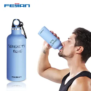 750ml/25 OZ ואקום מבודד נירוסטה מים בקבוק בקבוק עם דליפת הוכחה מיכסה