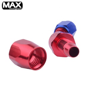 AN4 an6 an8 AN10 AN12 AN16 xe 45 độ hợp kim nhôm dầu mát xoay dầu nhiên liệu gas dòng hose Ống Adapter kết thúc một phù hợp - Product Image 3