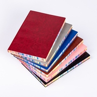 Couverture rigide en cuir PU pour ordinateur portable, format A4, A5, A6, imprimé personnalisé, pour Journal, vente en gros