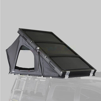 Tenda Atap Mobil Segitiga Aluminium Hard Shell Rooftent Carpas Untuk Berkemah Tenda Atap Mobil Untuk SUV Kanopi Mobil Luar Ruangan