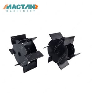 Ensemble de lame droite multi-têtes pour motoculteur, roue de désherbage, scarificateur oblique, pièces de tondeuse à gazon en acier - Product Image 2
