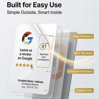 Tag NFC ISO 15693 a Bassa Frequenza, Codice QR Abilitato per Telefono, Mini Tag PVC per Soci, NTAG213/215, Biglietto da Visita Elettronico Personalizzabile